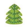 Creative Co-Op Decorative Wool Felt Tree with Embroidery, Green view 1