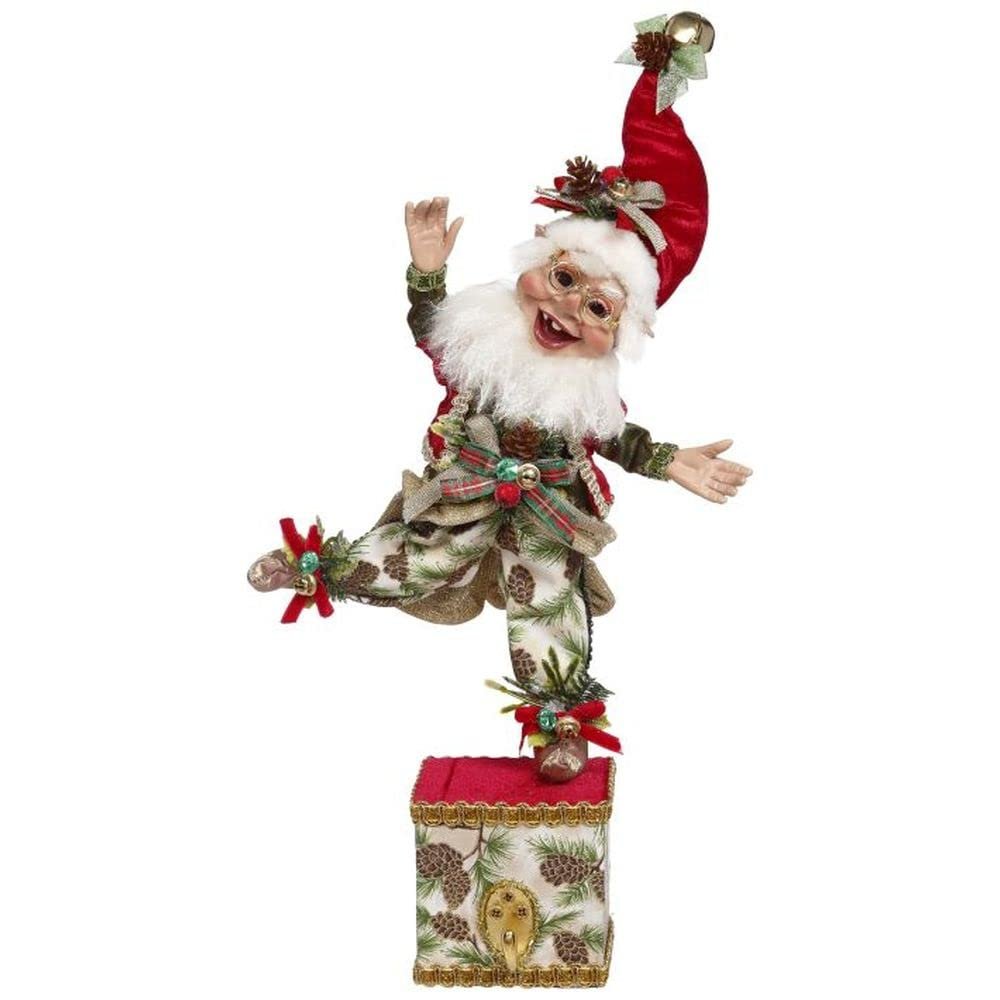 Mark Roberts 51-23584 Elves, Holly and Ivy Elf Stocking Holder 14 Inches