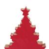 Creative Co-Op Enameled Mango Wood Christmas Tree, Red view 2