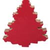 Creative Co-Op Enameled Mango Wood Christmas Tree, Red view 3