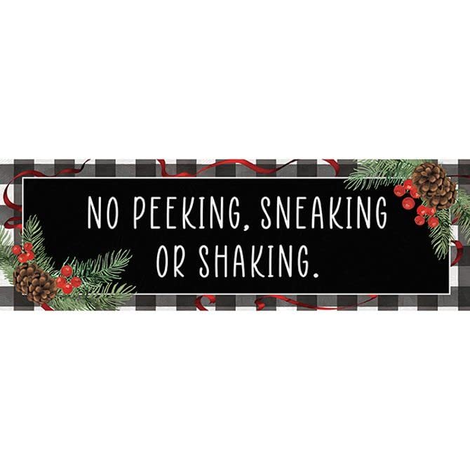 Carson Home Accents Sneaking Message Bar, 8.5-inch Width