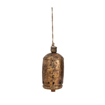 10" Metal Bell on Jute Rope