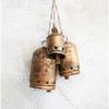 10" Metal Bell on Jute Rope view 2