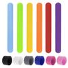 TopTie 24 Pcs Rainbow Silicone Slap Bracelets, Soft Rubber Wristbands view 1