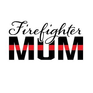 Firefighter Mom| Thin Red Line|Great Gift Idea|Single |5 Inch Magnet | Made in The USA | Car Auto Tool Box Refrigerator Magnet|S10211