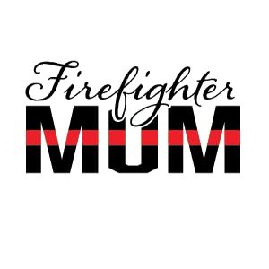 Firefighter Mom| Thin Red Line|Great Gift Idea|Single |5 Inch Magnet | Made in The USA | Car Auto Tool Box Refrigerator Magnet|S10211
