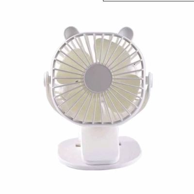 DFDFSFG Small USB Powered Clip on Fan,6 Inch Portable Fan,3 Speeds Adjustable,Small Fan with Sturdy Clamp,Quiet Personal Desk/Clip Fan Strong Airflow (Color : White)