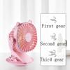 DFDFSFG Small USB Powered Clip on Fan,6 Inch Portable Fan,3 Speeds Adjustable,Small Fan with Sturdy Clamp,Quiet Personal Desk/Clip Fan Strong Airflow (Color : White) view 3