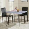 Marble Square Table Cover, Onyx Stone Textured Natural Featured Scratches, Elastic Edge, Can Wipe Indoor/Outdoor Dining Table coverr, Fit for 44"x44" Square Table Grey view 2