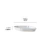 Serving Bowls Oval Salad Bowl Ceramic Snack Bowl Noodle Bowl Dessert Bowl Snack Bowl for Healthy Meal Mixing and Preparation Noodle Bowl (Color : A) view 2