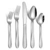 IKXO 20 PCS Mirror Silver Silverware Set for 4, Stainless Steel Flatware Cutlery Set Kitchen Utensils Set, Mirror Polished, Dishwasher Safe For Home Restaurant Hotel, view 1