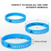 24 Pieces Dirt Bike Party Favors, Dirt Bike Rubber Bracelets Silicone Wristbands Checkered Flag Motocross Birthday Party Gifts Bag Stuffer for Dirt Bike Extreme Sports Racing Party Supplies view 3