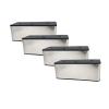 LUOFDCLDDD Furniture Legs4 Pieces of Sofa Couch Legs Height 5Cmniture Feetniture Legs Modern Cabinet Table Desk Bed Stools Replacement Feetniture Risers/Silver/Rectangle view 1
