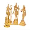 AONA Brass Shri Ram Darbar Statue Idol Ram Darbar Rama Murti, Height 8 inch view 1
