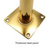 LUOFDCLDDD Furniture LegsPack of 4 Metal,Sofa Legs,Tv Cabinet Foot,Bed Feet,Ottoman,Taperedniture Table Legs,Hardware Cabinet Feet,Coffee Table Replacement Parts,with Screws,Gold/Tilt/300Mm view 3