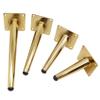 LUOFDCLDDD Furniture LegsPack of 4 Metal,Sofa Legs,Tv Cabinet Foot,Bed Feet,Ottoman,Taperedniture Table Legs,Hardware Cabinet Feet,Coffee Table Replacement Parts,with Screws,Gold/Tilt/300Mm view 4