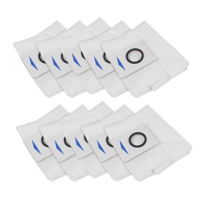 10 pack Replacement Vacuum Cleaner Filter Bags Compatible with ECOVACS DEEBOT X1 OMNI Turbo T10 T20 Robot Vacuum Cleaner