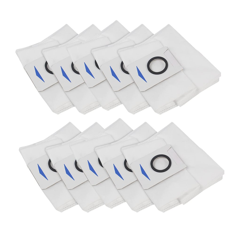 10 pack Replacement Vacuum Cleaner Filter Bags Compatible with ECOVACS DEEBOT X1 OMNI Turbo T10 T20 Robot Vacuum Cleaner