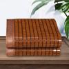 Summer Sleeping Mat Foldable Summer Bed Mat Cool Sleeping Mattress Cooling Bed for Home School Dormitory,Brown,150 * 195cm view 1