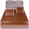 Summer Sleeping Mat Foldable Summer Bed Mat Cool Sleeping Mattress Cooling Bed for Home School Dormitory,Brown,150 * 195cm view 2
