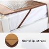Summer Sleeping Mat Foldable Summer Bed Mat Cool Sleeping Mattress Cooling Bed for Home School Dormitory,Brown,150 * 195cm view 4