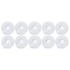 10pcs Nail Art Storage Box, 12 Grids Round Clear Jewelry Organize Container for Beads Earrings Pills view 1