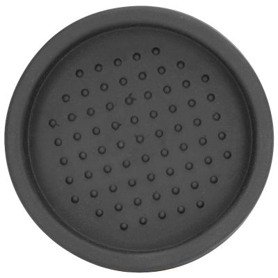 Silicone Coffee Tamper Mat,Espresso Silicone Mat,Round Silicone Coffee Tamper Mat,Portable Coffee Tamper Pad for Home(Black)