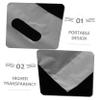 Cabilock 200pcs Tea Bags Juice Pouches for Easy Carrying for Teahouses Cafes and Events Lightweight Beverage Holders Handle view 3