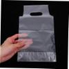 Cabilock 200pcs Tea Bags Juice Pouches for Easy Carrying for Teahouses Cafes and Events Lightweight Beverage Holders Handle view 4
