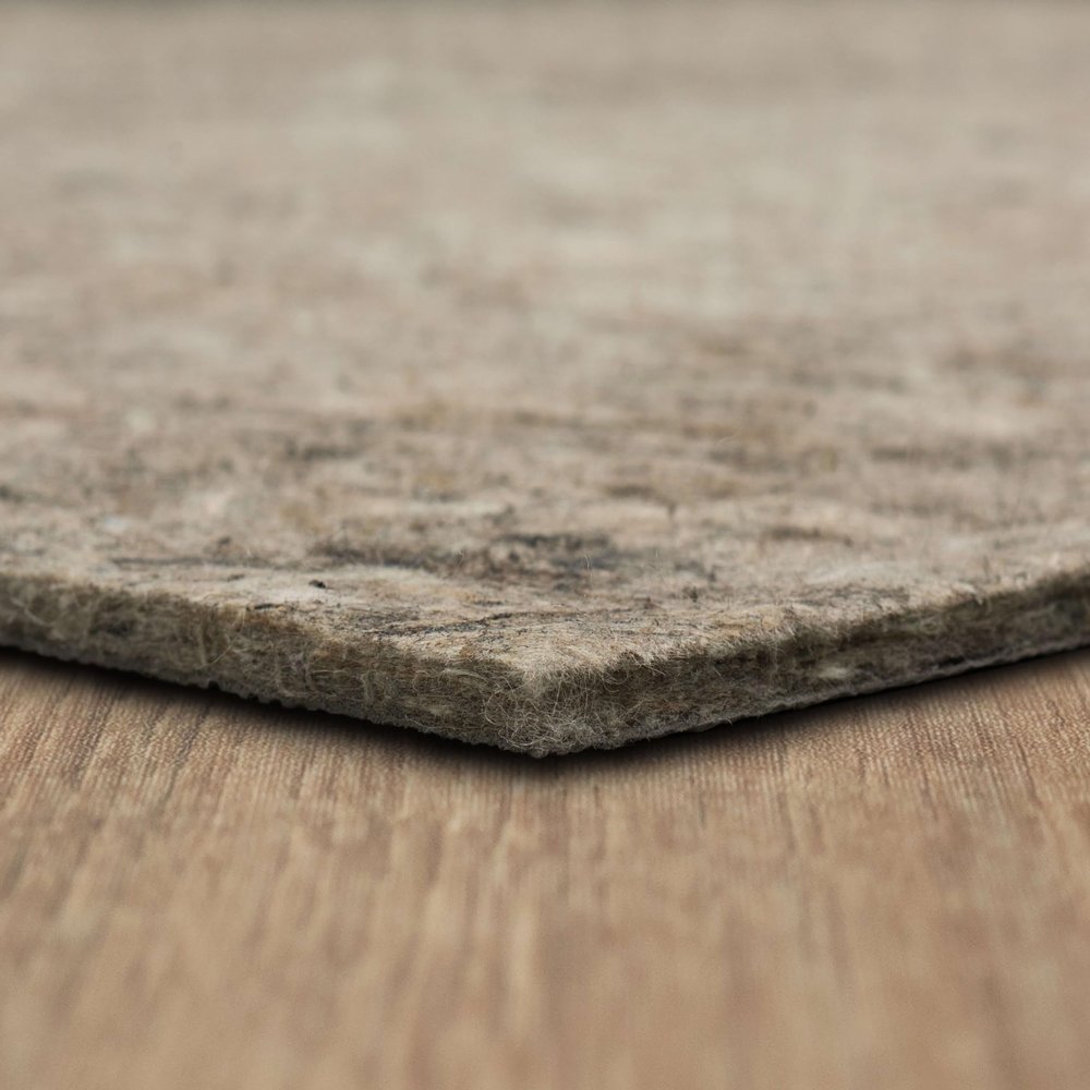Mohawk Home 8' x 11' Non Slip Grip Rug Pad 1/2" Thick Dual Surface Felt Cushion + Rubber Gripper - Safe for All Floors