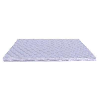 PME Baking Essentials - Square Cake Card, Set of 3, Silver (CCS326), 4 x 4 inches
