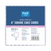 PME Baking Essentials - Square Cake Card, Set of 3, Silver (CCS326), 4 x 4 inches view 3