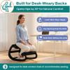 NYPOT Ergonomic Kneeling Chair with Adjustable Seats - Knee Chair for Posture Correction & Kneel Rocking Stool for Desk - Back Pain Relief for Home and Office, Supports 250 pounds - 5 Years Warranty view 4