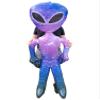 63" Galaxy Giant Alien Inflate (Vinyl) Galaxy/Rainbow/Tie Dye. Inflatable Huge Alien Figures on Hang Tag. view 3