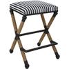 Uttermost Braddock Navy and Cream Counter Stool view 3