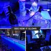6 Pack BlueX LED A19 Blue Light Bulb - 9W (60Watt Equivalent) - E26 Base Blue LED Bulb, Party Decoration, Porch, Home Lighting, Holiday Lighting, Decorative Illumination view 4