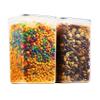 2 Pack Extra Large Airtight Food Storage Containers - 6.5L / 220 Oz BPA Free Clear Plastic Kitchen and Pantry Organization for Flour, Sugar, Rice & Baking Supply - Labels, Marker & Spoon Set view 4