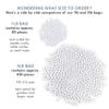 Galashield Glass Marbles Vase Filler Round Beads 5lb, 400 White Stones view 4