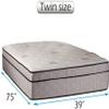 Dream Solutions USA DS Solutions USA Fifth Ave PillowTop Plush Extra Soft Twin Size Mattress Only with Mattress Cover Protector - Spine Support, Orthopedic, Longlasting view 2