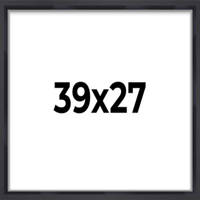 27x39 Shadow Box Frame Contemporary Black | 3/4" Depth of Usable Space| Interior Size 27x39 or 39x27 Inches| UV Resistant Acrylic, Acid-Free Backing, Wall Hangers | Made in USA