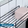 12 Pack Adhesive Hooks Sticker Strong Waterproof Adhesive Wall Hooks for Shower Caddy Clinging Replacement Clear No Drilling (Assorted Hook) view 3