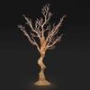 Roman 83027-30.5"H LED GOLD GLITTER TREE Leafless Home Office Tree view 1