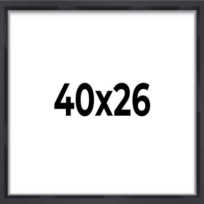26x40 Shadow Box Frame Contemporary Black | 3/4" Depth of Usable Space| Interior Size 26x40 or 40x26 Inches| UV Resistant Acrylic, Acid-Free Backing, Wall Hangers | Made in USA