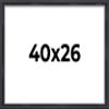 26x40 Shadow Box Frame Contemporary Black | 3/4" Depth of Usable Space| Interior Size 26x40 or 40x26 Inches| UV Resistant Acrylic, Acid-Free Backing, Wall Hangers | Made in USA view 1