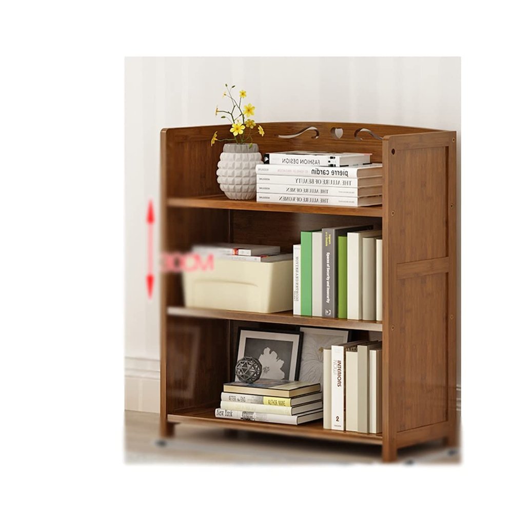 XIANGGUI 1983 Bookshelves Storage Rack Wood Shelves Industrial Narrow Modern Wood Bookcase, Small Storage Unit Frame for Home Office Small Bookshelf Bookcase Office Storage Rack