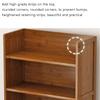 XIANGGUI 1983 Bookshelves Storage Rack Wood Shelves Industrial Narrow Modern Wood Bookcase, Small Storage Unit Frame for Home Office Small Bookshelf Bookcase Office Storage Rack view 3