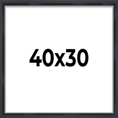 30x40 Shadow Box Frame Contemporary Black | 3/4" Depth of Usable Space| Interior Size 30x40 or 40x30 Inches| UV Resistant Acrylic, Acid-Free Backing, Wall Hangers | Made in USA