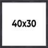 30x40 Shadow Box Frame Contemporary Black | 3/4" Depth of Usable Space| Interior Size 30x40 or 40x30 Inches| UV Resistant Acrylic, Acid-Free Backing, Wall Hangers | Made in USA view 1