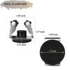 Mewuthede Magnetic Mop Broom Holder Wall Mount, 2pcs Movable Wall Mounted Broom Clip Mop Grippers, No Drilling Magnetic Broom Mop Rack Hanger for Home, Bathroom, Kitchen, Garage, Garden (Silver) view 2