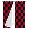 Asoohoe Country Curtains, Vintage British Tartan Pattern Classic Checkered Living Room Bedroom Curtains 2 Panel Sets, Thermal Insulated Room Darkening Window Coverings Drapes 42x63 Inch view 4